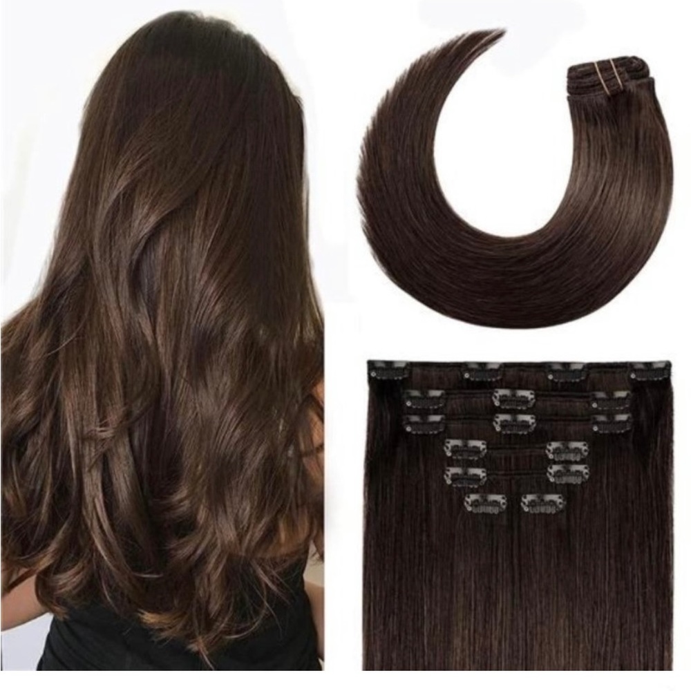 Real human hair extensions 18 inches
